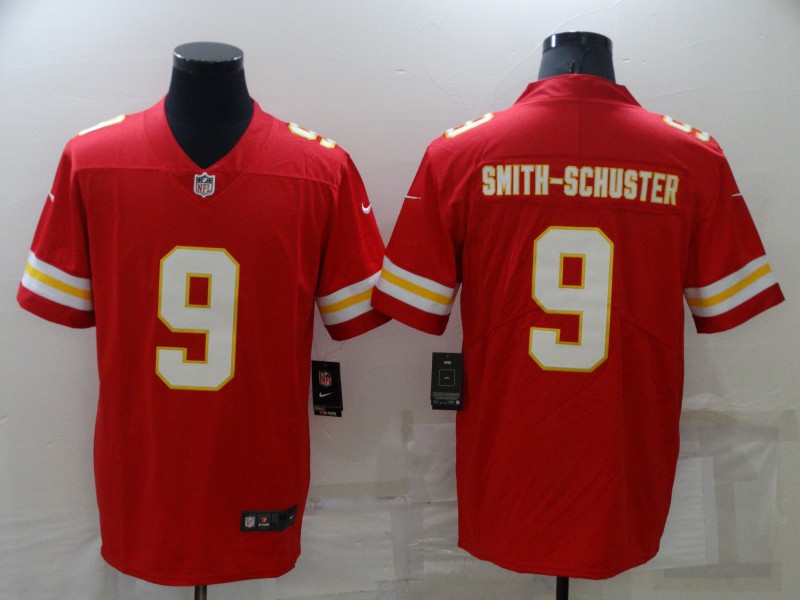 Men Kansas City Chiefs #9 Smith schuster Red Nike Vapor Untouchable Limited 2022 NFL Jersey->women nfl jersey->Women Jersey